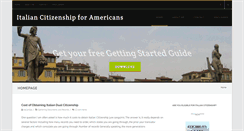 Desktop Screenshot of italiancitizenshipforamericans.com